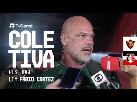 TV Coral - Coletiva pós-jogo com Fábio Cortez - Sport 2x1 Santa Cruz - PE 2026