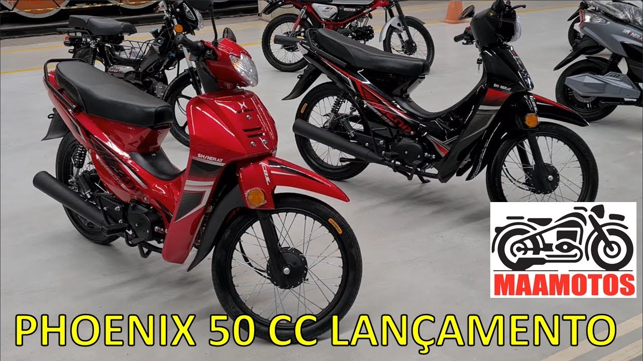 CINQUENTINHA PHOENIX 50 CC LANÇAMENTO DA SHINERAY VALOR E PREÇO