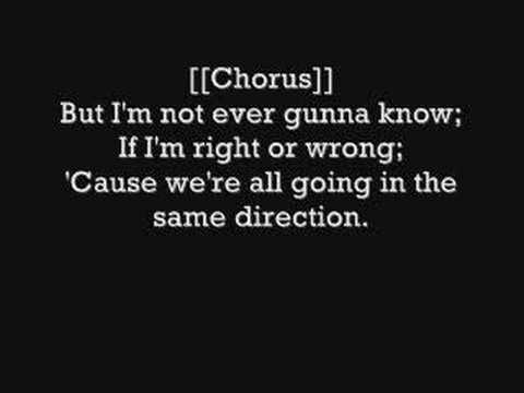 Same Direction - Hoobastank Lyrics