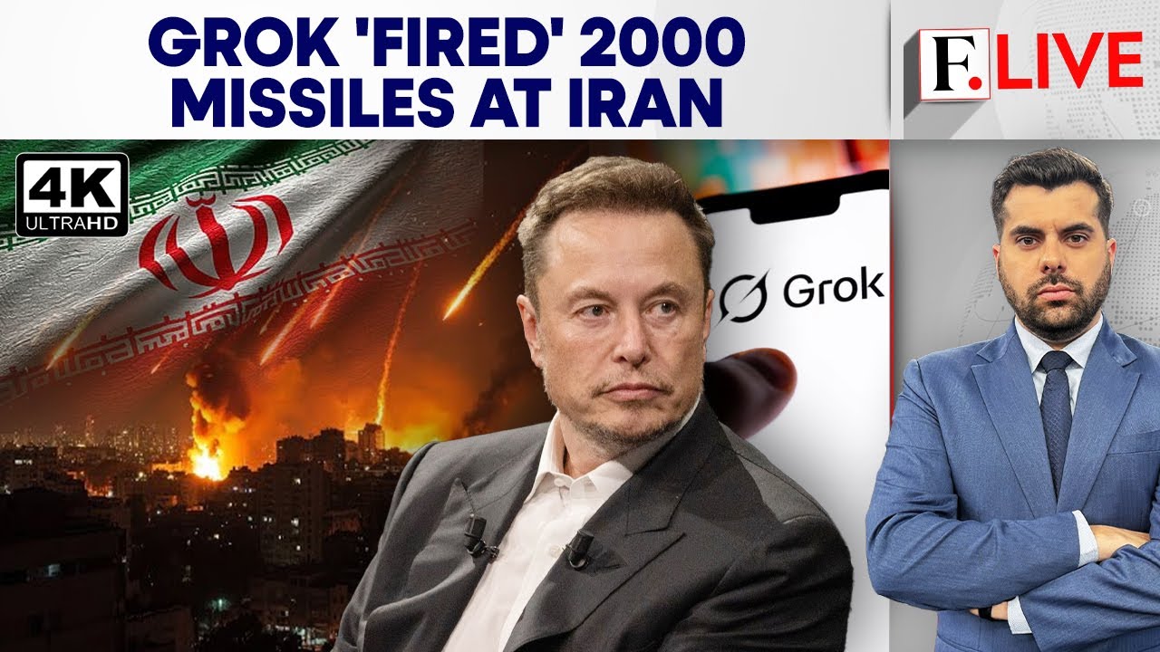 How Elon Musk's Grok Helped US Launch Hundreds of Missiles at Iran | Firstpost Live | 4K