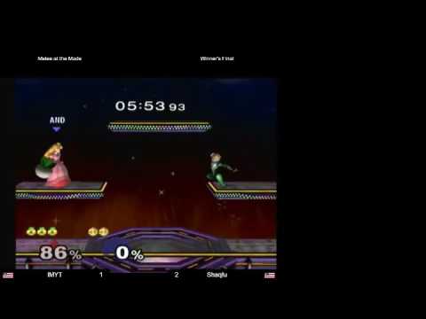 Melee at the MADE 21: ShaqFu (Peach) v IMYT (Sheik) Winner's Finals