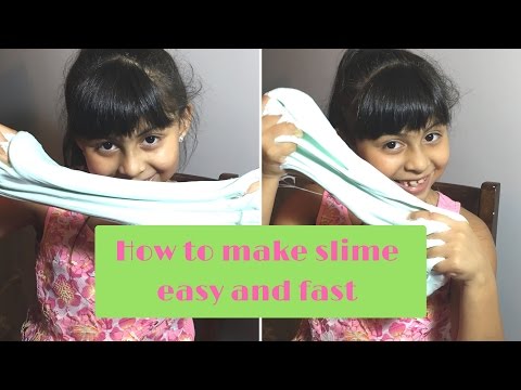 How to make Slime Fast and Easy