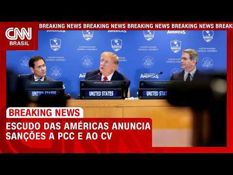 Escudo das Américas anuncia sanções contra PCC, CV e outras organizações | HORA H