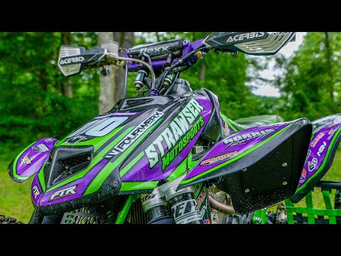 Braden Strawser Shredding his 250 Mod at Briarcliff MX