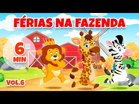 Férias na fazenda Vol. 6 - Giramille 6 min | Desenho Animado Musical
