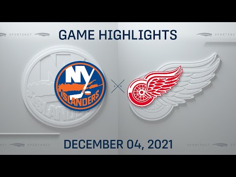 NHL Highlights | Islanders vs. Red Wings - Dec. 4, 2021