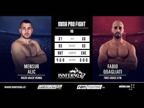 Free Fight - Alic VS Quagliati - INNFERNO Fighting Championship​ 4