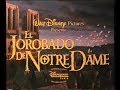El Jorobado De Notre Dame Trailer En Castellano