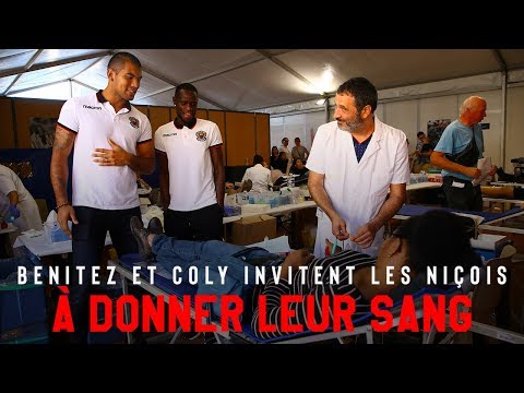 Benitez et Coly mobilisés pour le Don du Sang