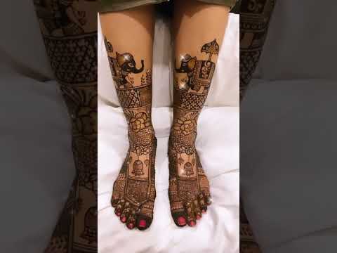 Bridal mehendi design | full hand Indian mehendi design |