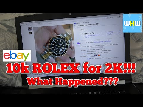 I Bought a $15K ROLEX Watch for £2K on eBay...What Happened???