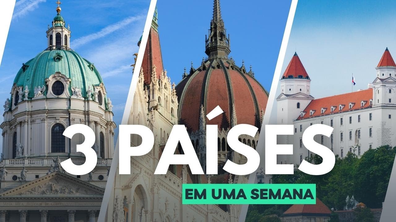 Como visitar 3 PAÍSES em uma SEMANA: roteiro completo em VIENA, BUDAPESTE e BRATISLAVA 🇦🇹 🇭🇺 🇸🇰