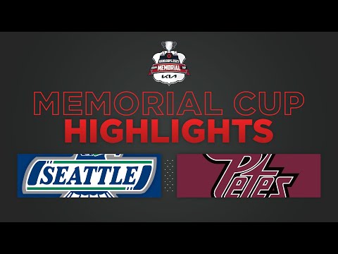 Memorial Cup Highlights: Thunderbirds (6) vs. Petes (3) - May 27, 2023