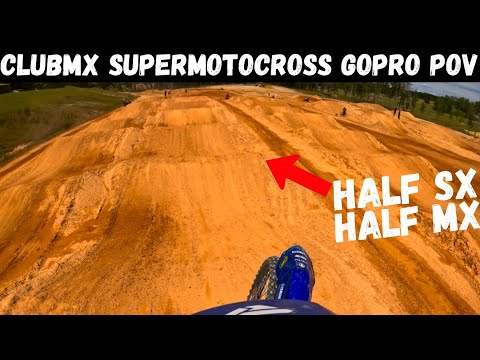 HELMET CAM - Devin Simonson Rev Bangs ClubMX Yamaha 450 on SuperMotocross Playoff Prep (GoPro POV)
