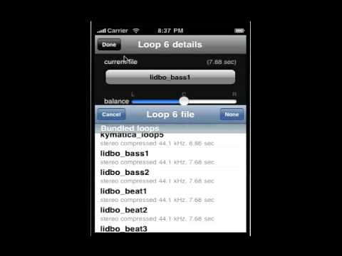 Proloop iPhone Looping App Demo