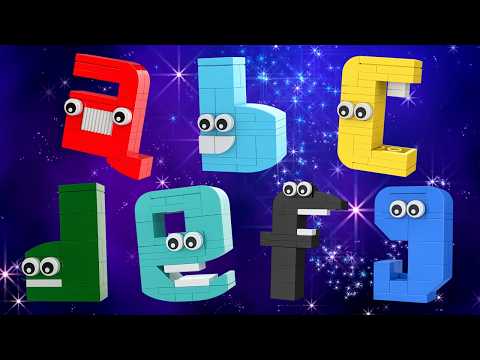 Catchy ABC Song for Kids | Alphabet Block Characters | Uppercase & Lowercase