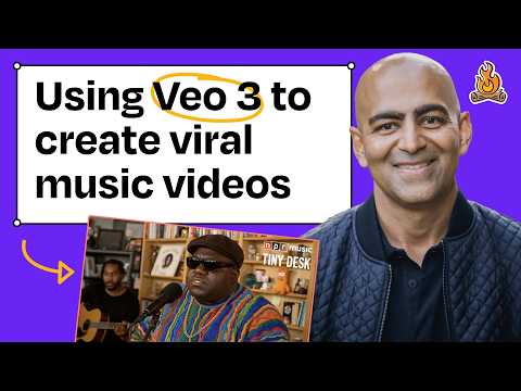 Using Veo 3 to create AI-generated music videos, like a Tiny Desk concert with Notorious B.I.G.