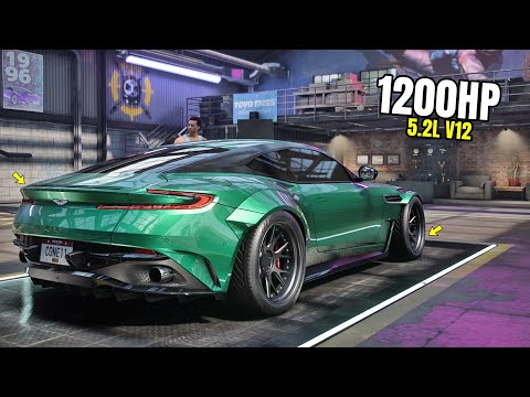Need for Speed Heat Gameplay - 1200HP ASTON MARTIN DB11 Customization | ASTON MARTIN DB11 Max Build