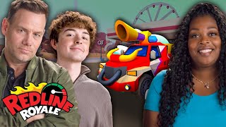 3 Different Drivers Compete In A Battle Racing Game / Presented by Redline Royale & BuzzFeed