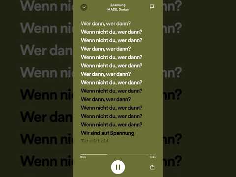 MADE, Dorian - Spannung (Lyrics)