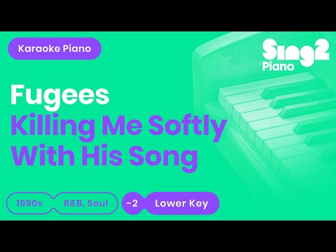 Killing Me Softly (Lower Key - Piano Karaoke) Roberta Flack, The Fugees