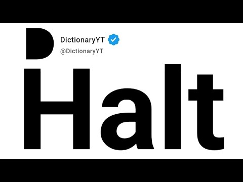 Halt Synonym