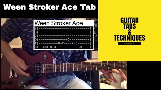 Ween Stroker Ace Guitar Leson Tutorial with Tabs White Pepper
