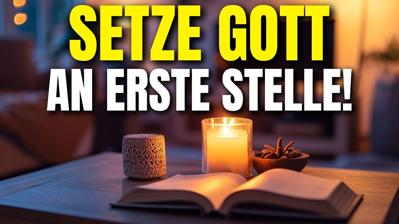 Setze Gott über alles – und sieh, wie sich dein Leben verändert!