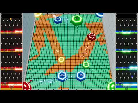 Multiply X Territory War : Team #2v2 - Marble Race in Unity