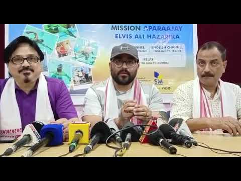 Misson Aparaajay (unbeatable)-Renowned swimmer of Assam Mr. Elvis Ali Hazarika- to Swim North channel to English channel- SM Developers to provide all support & Assistance