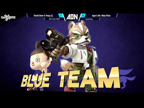 AON Smash 4 #094 Grand Finals StockTaker & Pong Vs Ippo & Mr  Mojo Risin