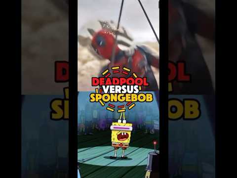 SpongeBob VS Deadpool #DeadpoolVersusWolverine #SpongeBob #OneVOne #1v1 #edit ￼
