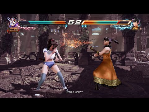 Kunimitsu in white T-shirt vs Xiaoyu TEKKEN 7 PC Mod