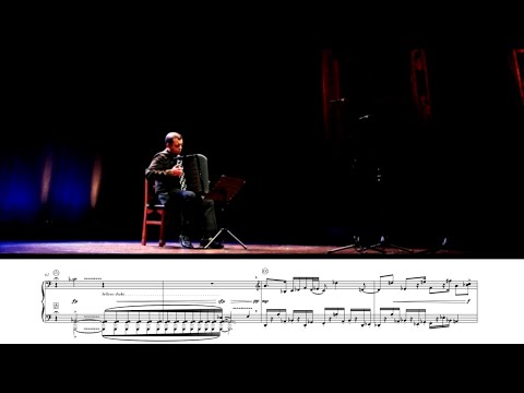 Gerson Batista - "Os Suspiros de Dédalo" for solo accordion by Pedro Santos [LIVE with score]