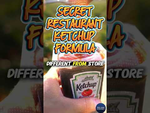Secret Restaurant Ketchup Formula