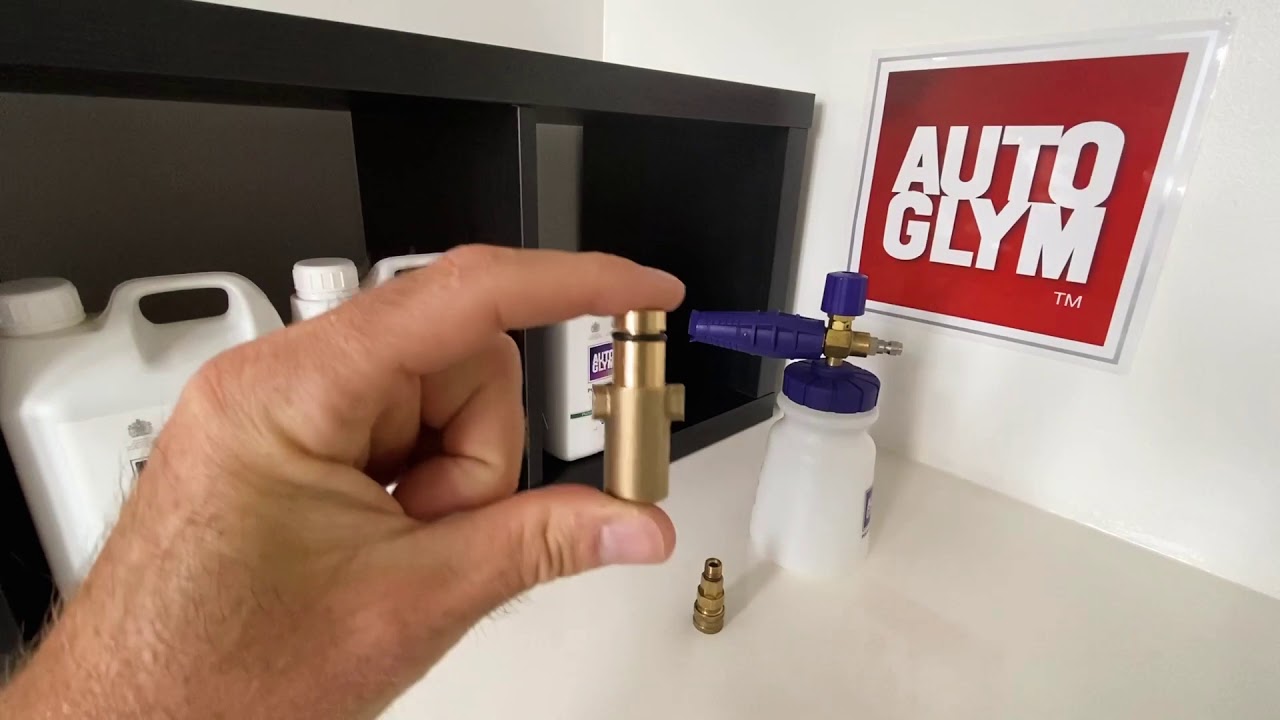 How to fit a Nilfisk Rounded Lug Adaptor to the Autoglym Polar Blaster