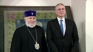Ռումինիայի նորանշանակ դեսպանը հանդիպել է Գարեգին Բ Ամենայն հայոց կաթողիկոսին