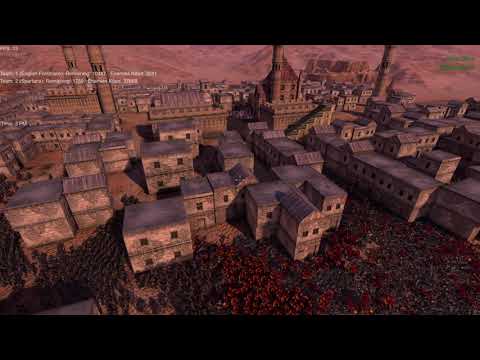 5,000 Spartans vs 38,000 English Footmen Ultimate Epic Battle Simulator