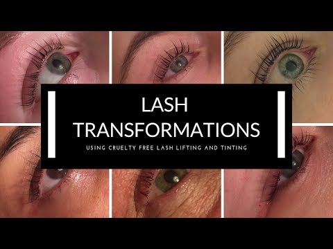Lash lift & tint | Transformations