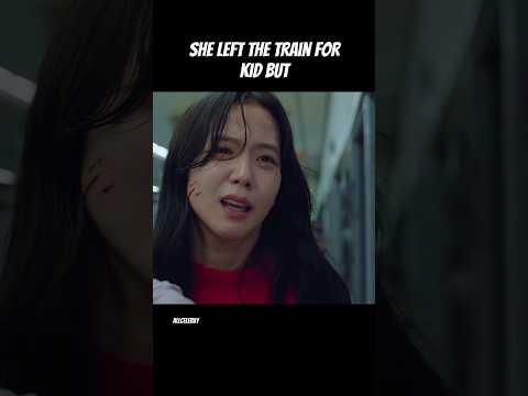 she doesn't know there'r  zombies in train #kdrama #newtopia #shortsvideo #shorts