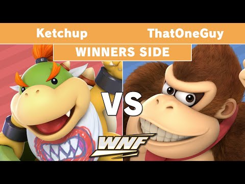 WNF 1.8 Ketchup (Bowser JR) vs ThatOneGuy (Donkey Kong) Winners Side Smash Ultimate