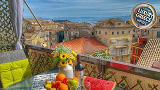 Corfu Panoramic View All The City | Corfu Island, Greece | Hotel Review 🌟