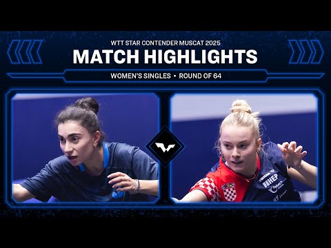 Elizabet Abraamian vs Hana Arapovic | WS R64 | #WTTMuscat 2025