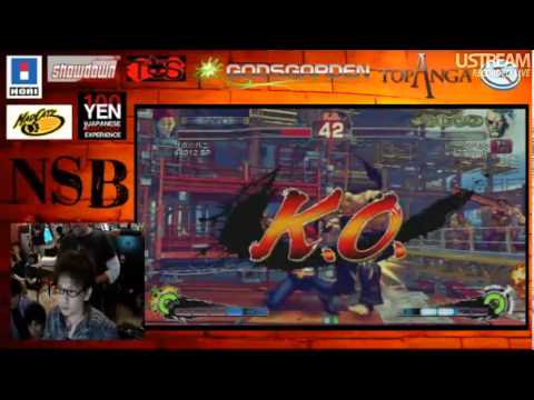 SSF4 AE: sabohani (Viper) vs Rikuson (Sagat) - NSB24 Top 8