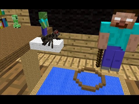 Monster School: Water Acrobatics - Minecraft Animation