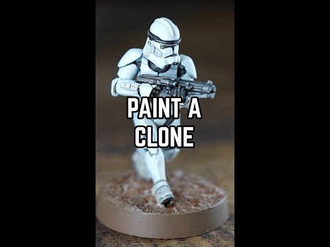 Paint a Clone Trooper #shorts
