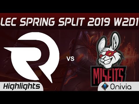 OG vs MSF Highlights LEC Spring Split 2019 W2D1 Origen vs Misfits Gaming By Onivia