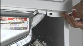 Remove dryer front panel