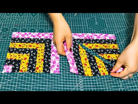 Great Ideas from Scrap Fabric - Sewing a Rug from Scrap Fabric is Easy for Beginners!