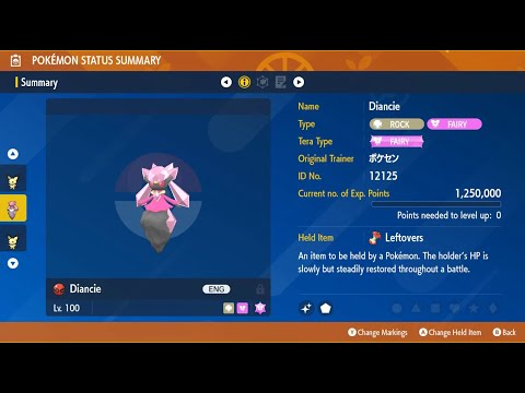 Shiny Diancie is Legal in Pokemon Scarlet and Violet. Here's How.